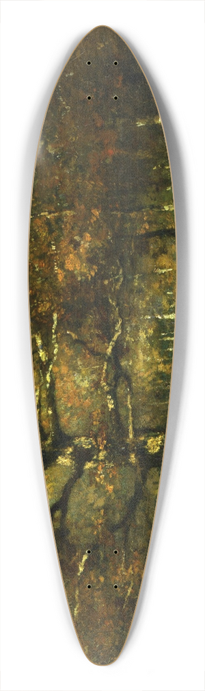 Henry Ward Ranger - Connecticut Woods 39.3 inch art pintail longboard deck