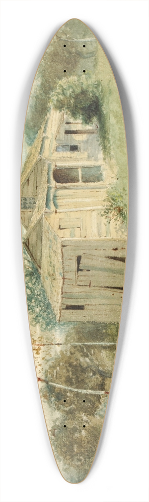 Henry Ward Ranger - Untitled 39.3 inch art pintail longboard deck