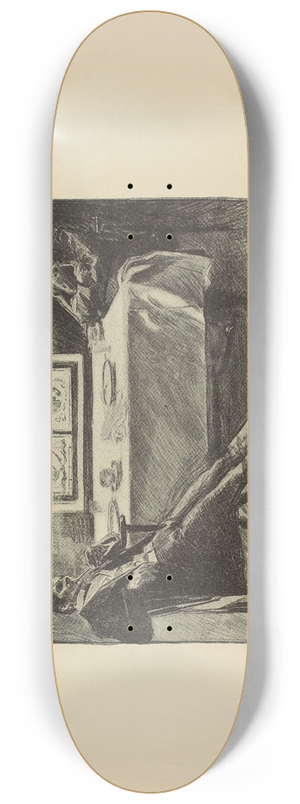 Charles Dana Gibson - James. Colonel Sapt 8.25 inch art skate deck