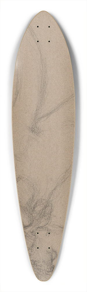 Herbert James Draper - Female nude study for The Lament for Icarus. 39.3 inch art pintail longboard deck