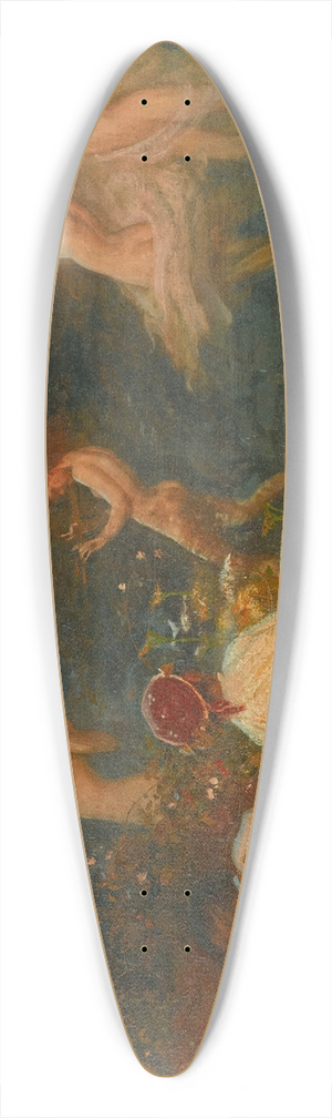 Herbert James Draper - First Sketch For The Vintage Morn 39.3 inch art pintail longboard deck
