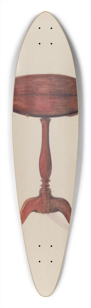 Herbert Marsh - Tilt Top Table 39.3 inch art pintail longboard deck
