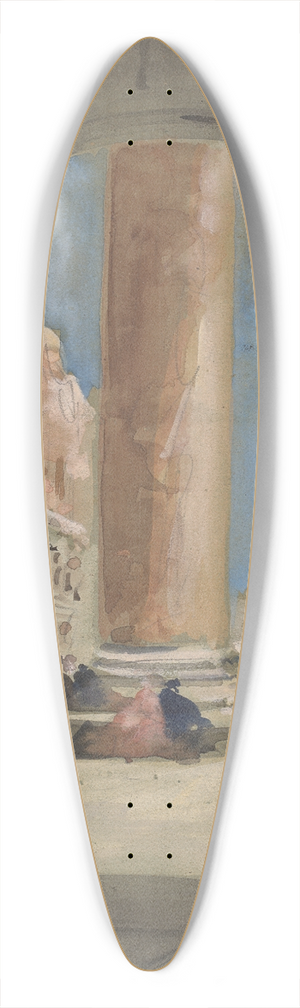 Hercules Brabazon Brabazon - Column of St. Marks, Venice 39.3 inch art pintail longboard deck