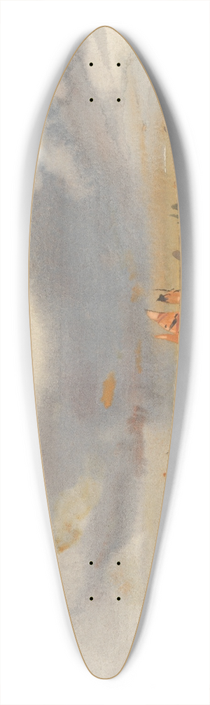 Hercules Brabazon Brabazon - Evening on the Lagoon, Venice 39.3 inch art pintail longboard deck