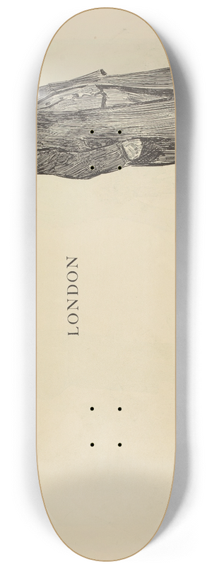 Charles Dana Gibson - London. A park orator 8.25 inch art skate deck