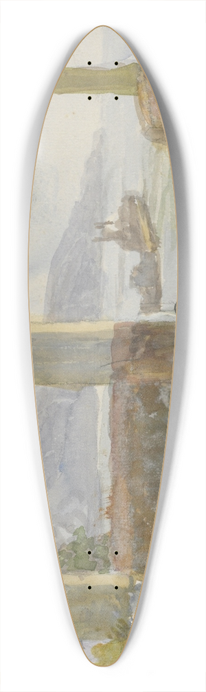 Hercules Brabazon Brabazon - Seaside 39.3 inch art pintail longboard deck