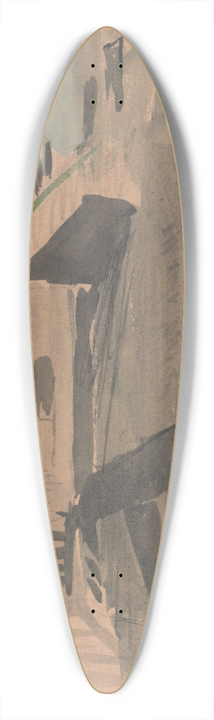 Hercules Brabazon Brabazon - Villefranche 39.3 inch art pintail longboard deck
