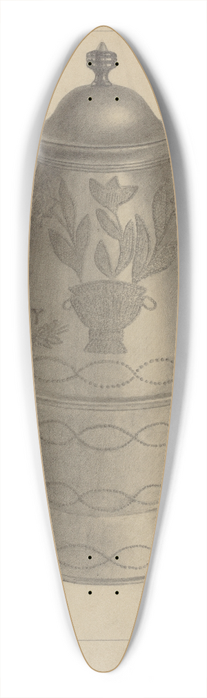 Herman Bader - Pa. German Coffee Pot 39.3 inch art pintail longboard deck