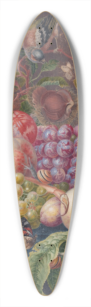 Herman Henstenburgh - Fruit Still Life 39.3 inch art pintail longboard deck