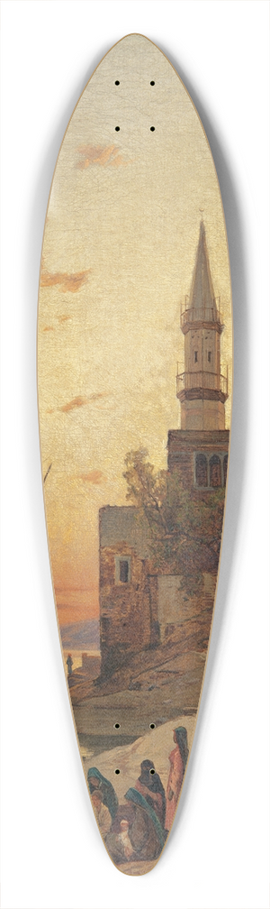 Hermann David Salomon Corrodi - On The Banks Of The Nile 39.3 inch art pintail longboard deck