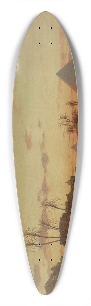 Hermann David Salomon Corrodi - On the banks of the Nile 39.3 inch art pintail longboard deck