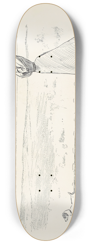 Charles Dana Gibson - Monday morning 8.25 inch art skate deck Charles Dana Gibson - Monday morning 8.25 inch art skate deck