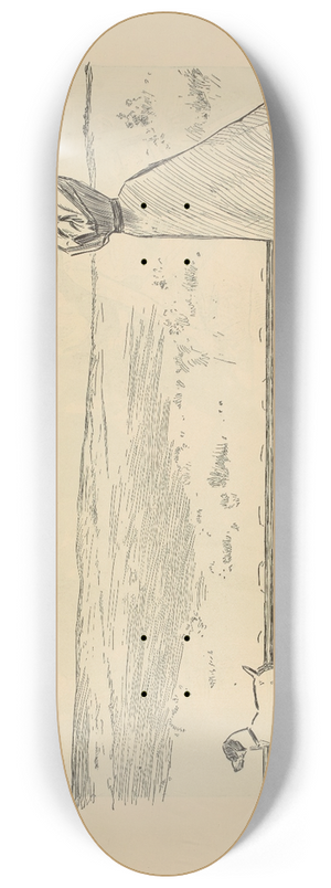 Charles Dana Gibson - Monday morning 8.25 inch art skate deck Charles Dana Gibson - Monday morning 8.25 inch art skate deck