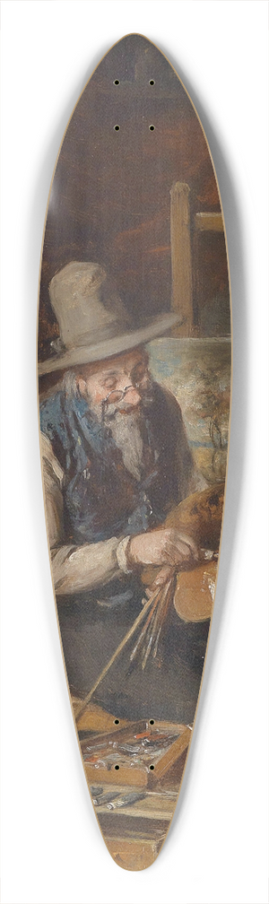 Hermann Kern - Der Knstler an der Staffelei 39.3 inch art pintail longboard deck