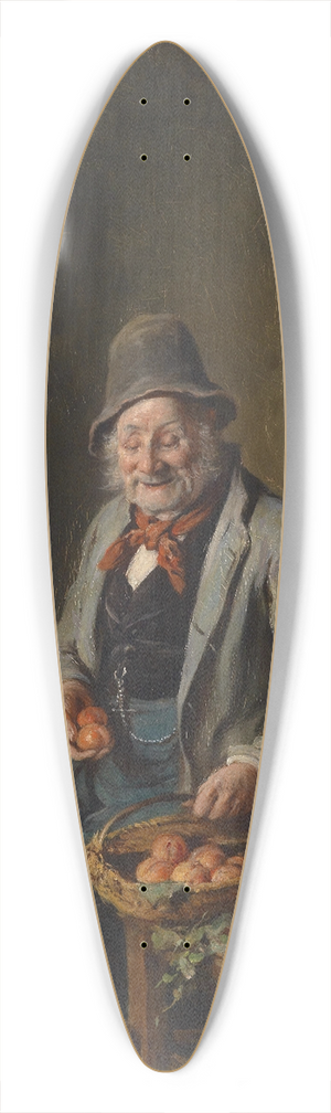 Hermann Kern - Der Obsthndler 39.3 inch art pintail longboard deck