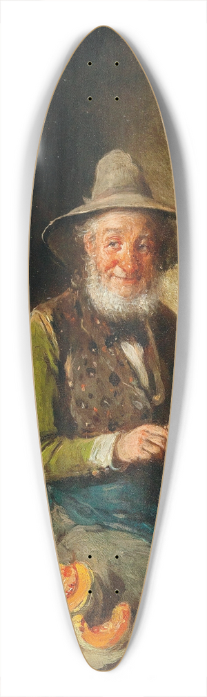 Hermann Kern - The Fruit Seller 39.3 inch art pintail longboard deck