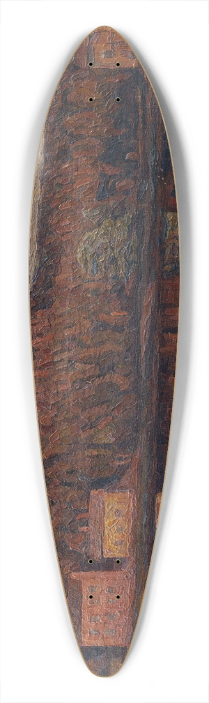 Herman Norrman - By the River 39.3 inch art pintail longboard deck