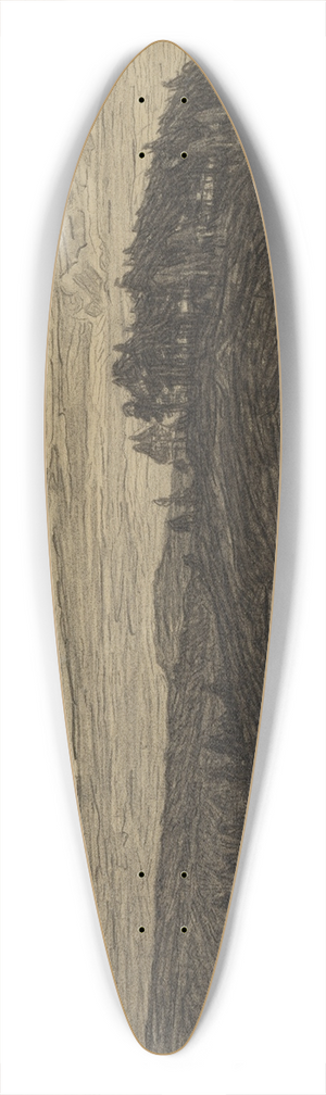 Herman Norrman - The Mountain 39.3 inch art pintail longboard deck