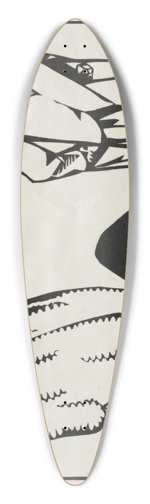 Hermann Paul - Charlot arrte toi je ten supplie, jai jambres brises 39.3 inch art pintail longboard deck