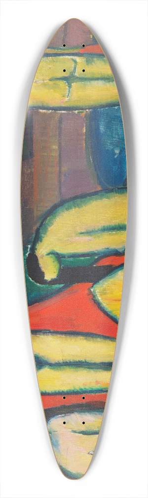 Hermann Stenner - Badende Frauen 39.3 inch art pintail longboard deck