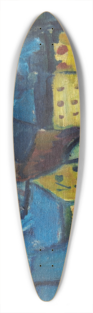 Hermann Stenner - Montjoie (Monschau II) 39.3 inch art pintail longboard deck