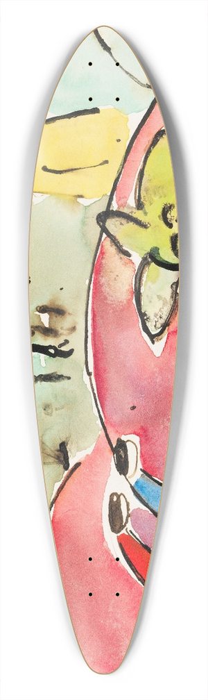Hermann Stenner - Verkndigung an die Hirten 39.3 inch art pintail longboard deck