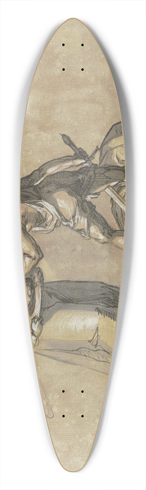 Hermann Weyer - Die Enthauptung Johannes des Tufers 39.3 inch art pintail longboard deck