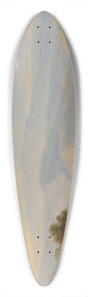 Herman Saftleven - Gezicht op de Rijn bij Andernach 39.3 inch art pintail longboard deck