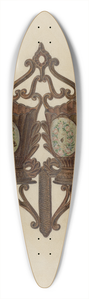 Herman Schulze - Match Safe 39.3 inch art pintail longboard deck