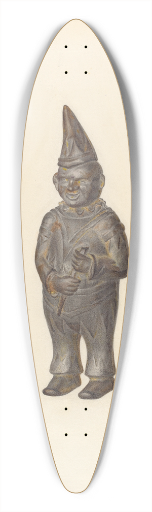 Herman Schulze - Penny Bank 39.3 inch art pintail longboard deck