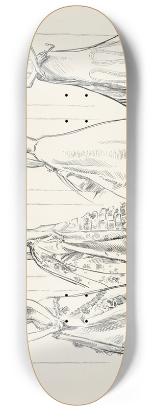 Charles Dana Gibson - People who will have their own way  The girl who refused us 8.25 inch art skate deck