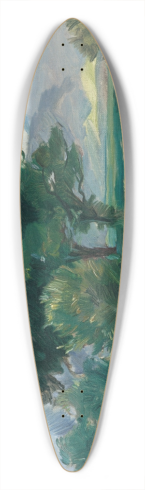 Hiasl Maier-Erding - Baumgruppe im Harrasser Moor 39.3 inch art pintail longboard deck