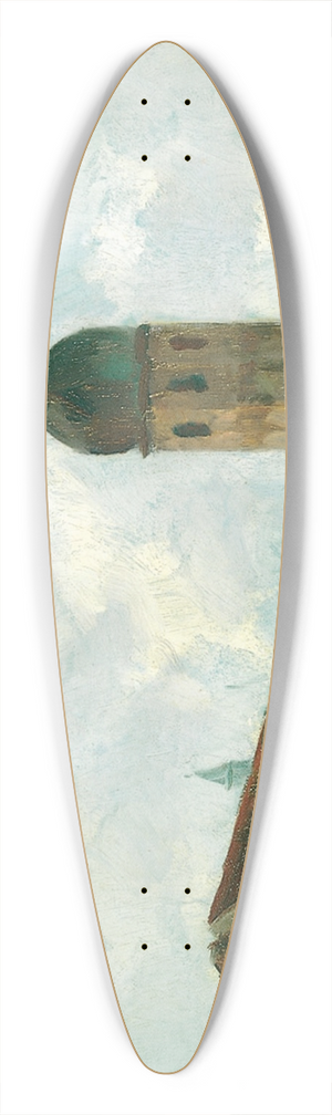 Hiasl Maier-Erding - Klostergebude mit Campanile (Fraueninsel) 39.3 inch art pintail longboard deck