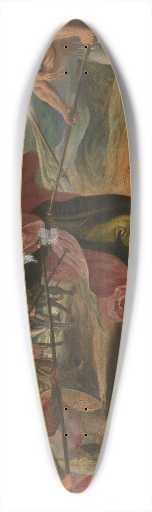 Hieronymus Francken II - A Martyr 39.3 inch art pintail longboard deck