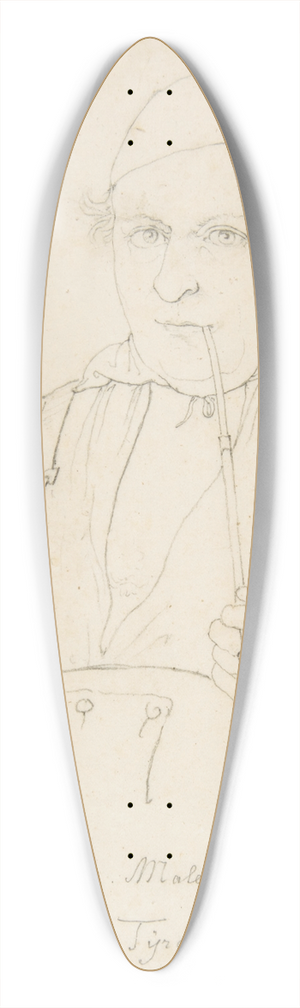 Hieronymus Hess - Portrait of Johann Anton Koch 39.3 inch art pintail longboard deck
