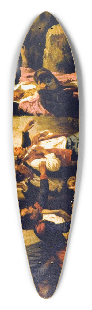 Hippolyte Bellang - LIvrogne 39.3 inch art pintail longboard deck