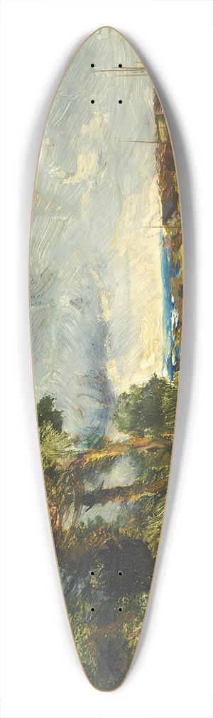 Hippolyte Camille Delpy - Canal De Pantin 39.3 inch art pintail longboard deck Hippolyte Camille Delpy - Canal De Pantin 39.3 inch art pintail longboard deck