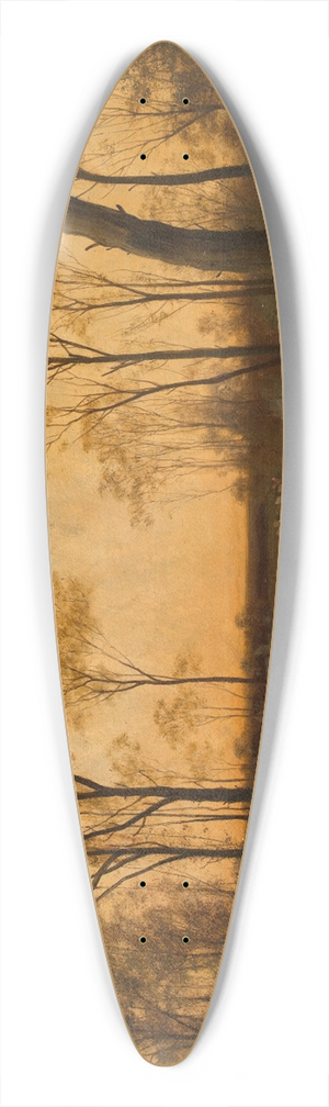 Hippolyte Camille Delpy - Sunset 39.3 inch art pintail longboard deck