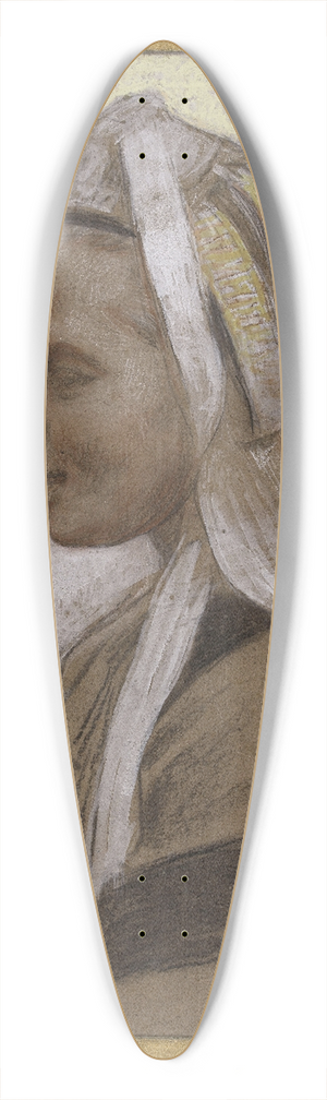 Hippolyte Dominique Berteaux - Etude pour la Bretagne mystique 39.3 inch art pintail longboard deck Hippolyte Dominique Berteaux - Etude pour la Bretagne mystique 39.3 inch art pintail longboard deck