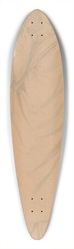 Hippolyte Flandrin - Study for Jael and Deborah. 39.3 inch art pintail longboard deck