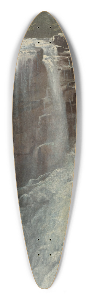 Homer Dodge Martin - Waterfall 39.3 inch art pintail longboard deck