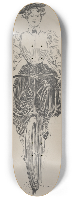 Charles Dana Gibson - Scribners for June 8.25 inch art skate deck Charles Dana Gibson - Scribners for June 8.25 inch art skate deck