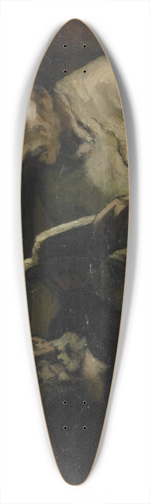 Honor Daumier - The Reading 39.3 inch art pintail longboard deck