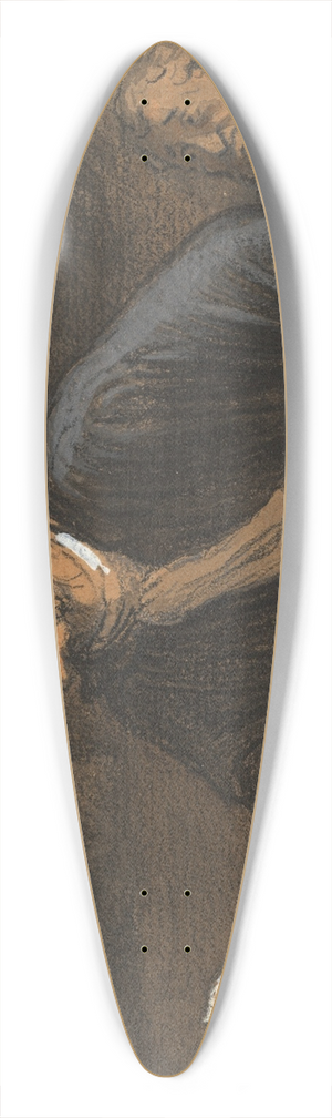 Honor Daumier - Un dfenseur habile 39.3 inch art pintail longboard deck
