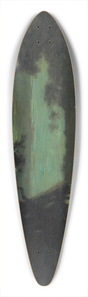 Horatio Walker - Sheepyard, Moonlight 39.3 inch art pintail longboard deck