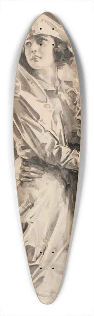 Howard Chandler Christy - Angel of Mercy 39.3 inch art pintail longboard deck
