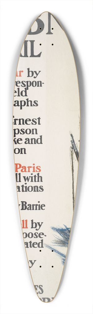 Howard Chandler Christy - Scribners for April 39.3 inch art pintail longboard deck Howard Chandler Christy - Scribners for April 39.3 inch art pintail longboard deck