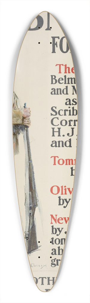 Howard Chandler Christy - Scribners for March 39.3 inch art pintail longboard deck