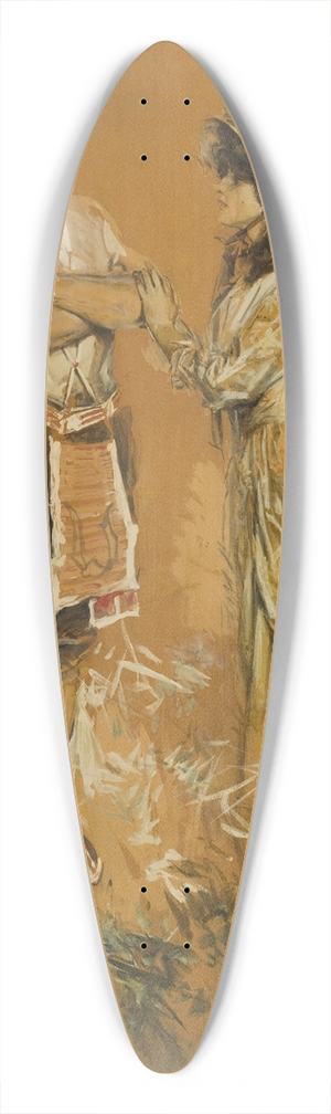 Howard Chandler Christy - The Sagamore and the Lady 39.3 inch art pintail longboard deck