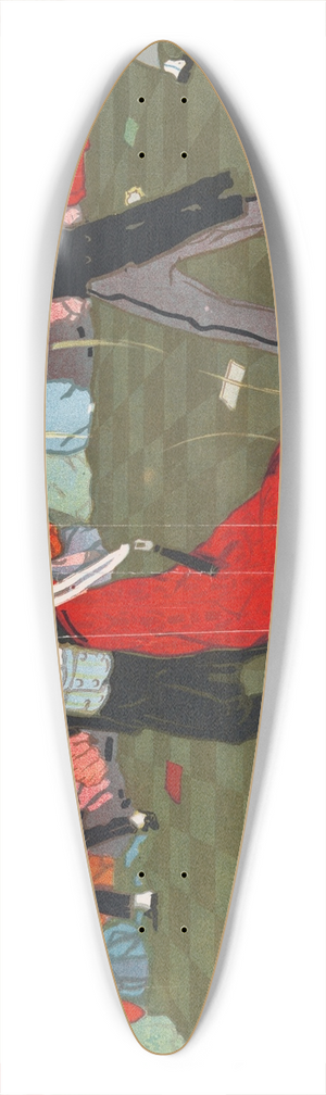 Howard Crosby Renwick - Ending the skirt or tearing off five yds, he who dances must pay the fiddler etc. 39.3 inch art pintail longboard deck